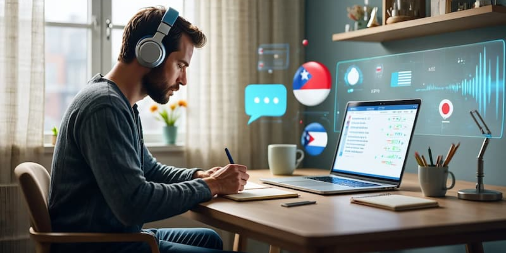 Professor de Idiomas com IA: Aulas Personalizadas e Prática em Tempo Real – 96h