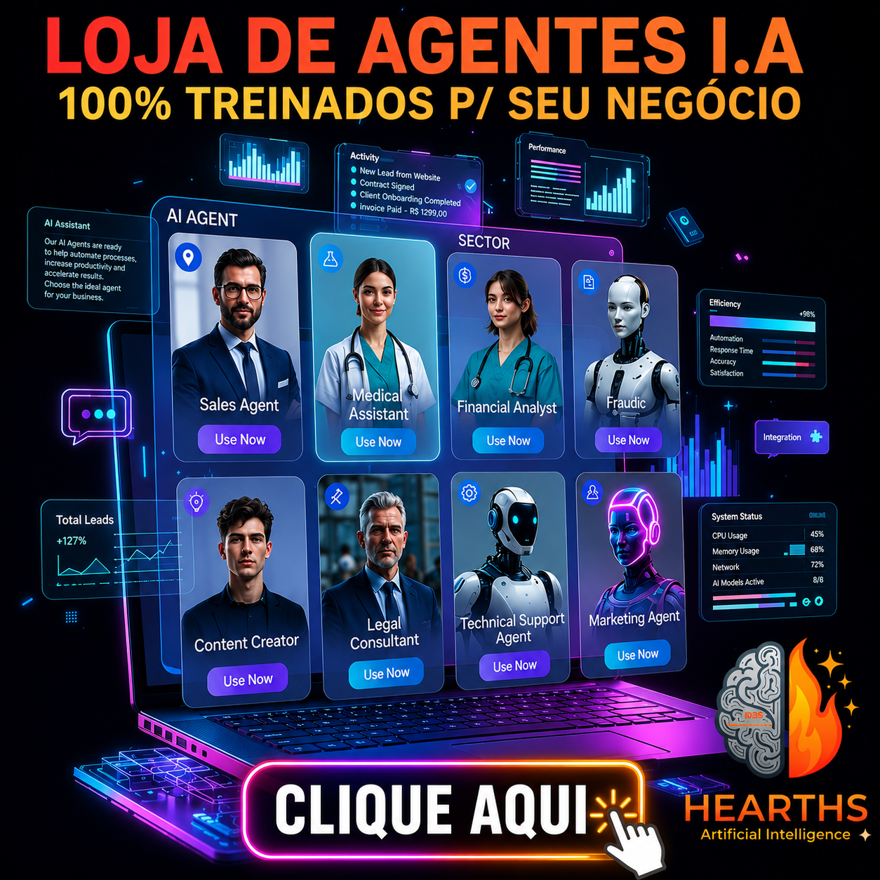 Loja de Agentes I.A