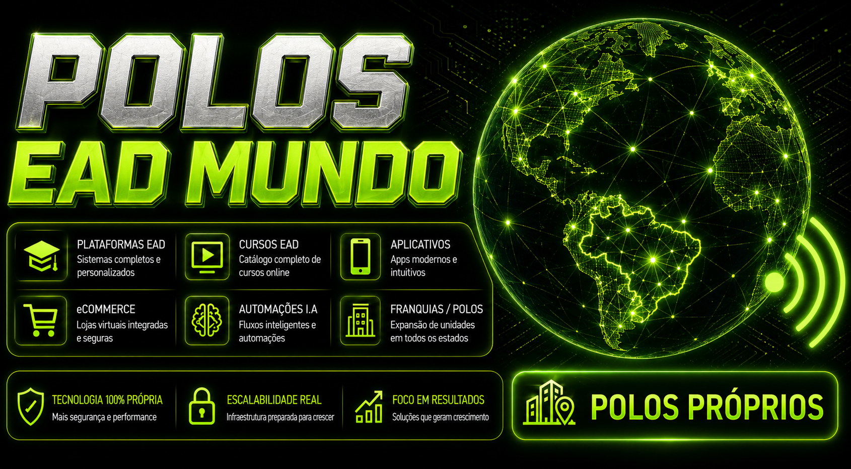 Polos EAD Mundo - Tecnologia EAD e Polos Próprios